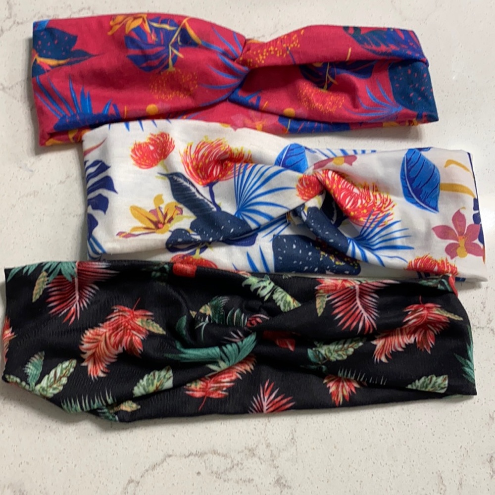 Tropical soft headbands
